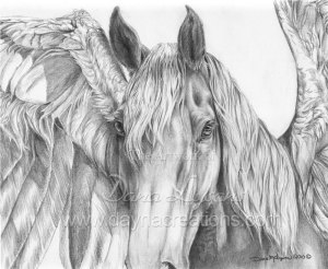 Fly With Me; Pegasus drawing
